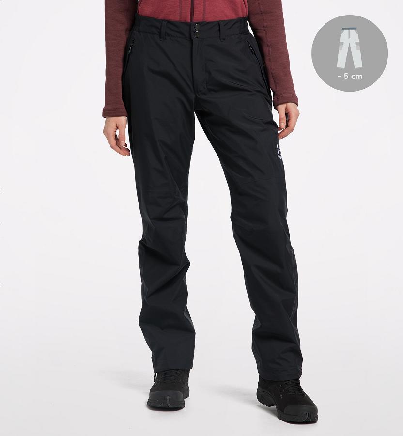 Haglöfs Womens Astral GTX Softshell Pants Black New Zealand 59438DQSK